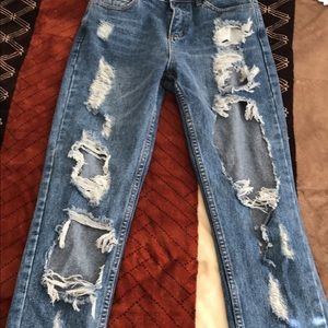 Love + Harmony High waisted ripped jeans